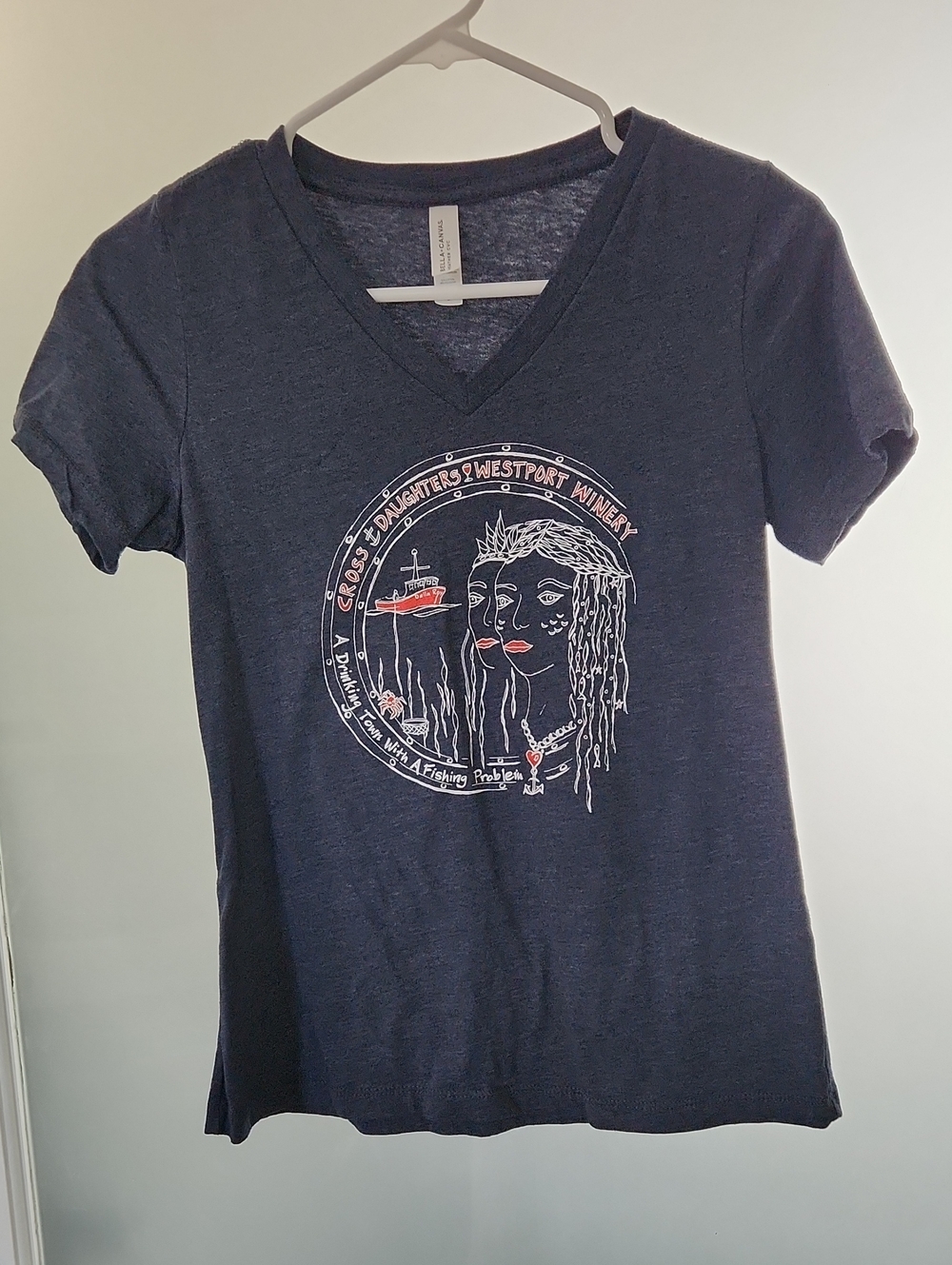 Cross And Daughters T-Shirt By Westport Winery And Tessa Bailey